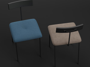 alba dining chair Modelo 3D