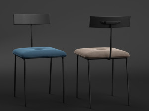 alba dining chair Modelo 3D