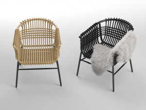 lukis chair by abie abdillah Modelo 3D