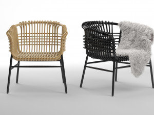 lukis chair by abie abdillah Modelo 3D