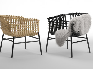 lukis chair by abie abdillah Modelo 3D