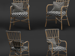 Artifort Bras Easy Chair Cross base Modèle 3D in Chaise 3DExport
