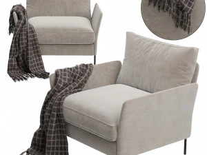 cadeira de contorno Modelo 3D