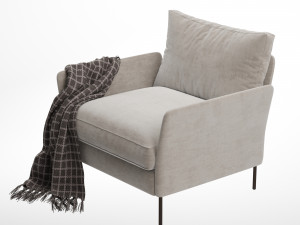 outline chair Modèle 3D