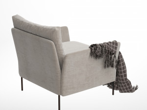 outline chair Modèle 3D