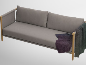 lax series trestles sofa 3Dモデル