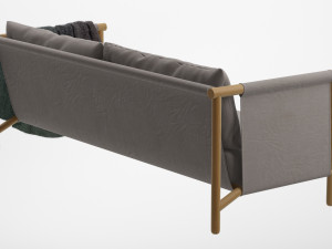 lax series trestles sofa 3Dモデル