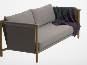 lax series trestles sofa 3Dモデル