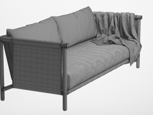 lax series trestles sofa 3Dモデル