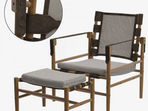 poltrona serengueti Modelo 3D