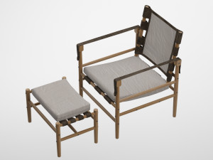serengeti lounge chair 3D Модель