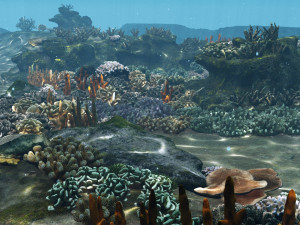 underwater coral reef habitat ocean v3 3D Model