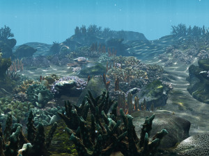 underwater coral reef habitat ocean v3 3D Model