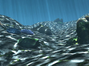 cartoon underwater coral reef habitat ocean version 2 3Dモデル