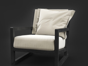 clio armchair bb italia 3D Model