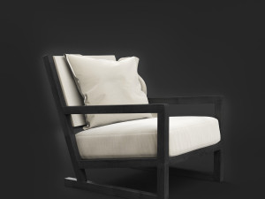 clio armchair bb italia 3D 모델