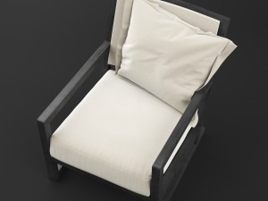 clio armchair bb italia 3D 모델
