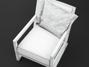 clio armchair bb italia 3D 모델