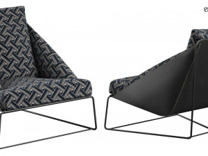 poltrona alfie bonaldo italia Modelo 3D