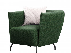 arno bonaldo armchair Modelo 3D