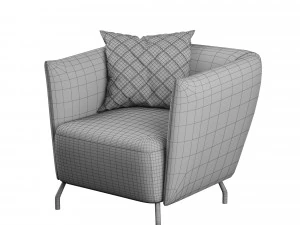 arno bonaldo armchair 3D Model