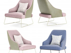 poltrona blazer bonaldo Modelo 3D