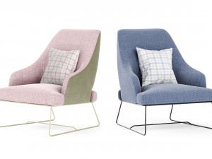 blazer bonaldo armchair 3D Model