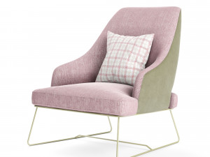 blazer bonaldo armchair 3D Model