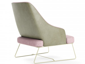 blazer bonaldo armchair 3D Model