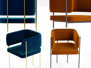 poltrona crescente por edi&ccedil;&otilde;es derlot Modelo 3D