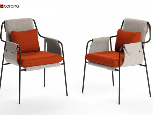 fletcher chair industry west 3D Model