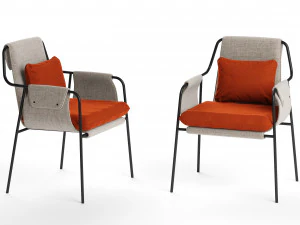 fletcher chair industry west 3D Model