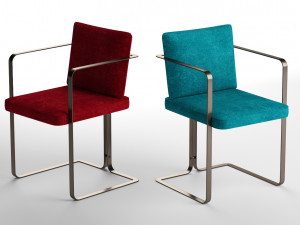 s2 murena armchair 3D मॉडल