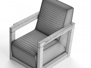 shriver armchair brayden studio 3D Model