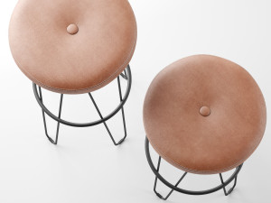 circus steel barstool by gohlin 3D Model