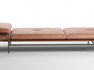 geometric daybed by bassam fellows 3D Модель