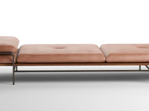 geometric daybed by bassam fellows 3D Model