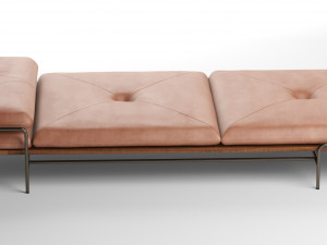 geometric daybed by bassam fellows 3D Модель