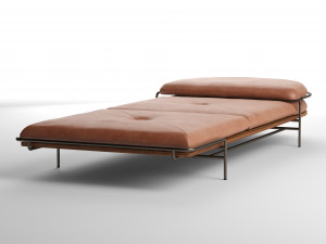 geometric daybed by bassam fellows 3D Модель