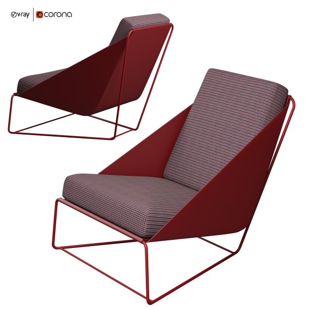 alfie chair bonaldo italia 3D 모델 .c4d .max .obj .3ds .fbx .stl .blend 