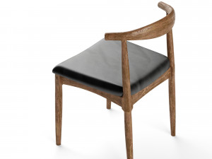 byron chair industry west - copenhagen chair walnut 3D 模型
