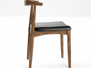 byron chair industry west - copenhagen chair walnut 3D 模型