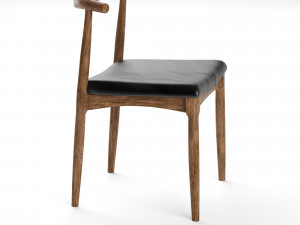 byron chair industry west - copenhagen chair walnut 3D 模型