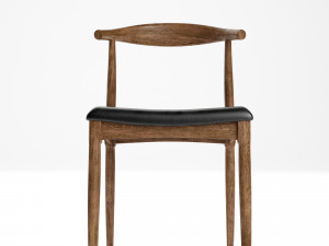 byron chair industry west - copenhagen chair walnut 3D 模型