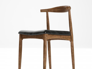 byron chair industry west - copenhagen chair walnut 3D 模型