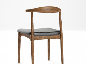 byron chair industry west - copenhagen chair walnut 3D 模型