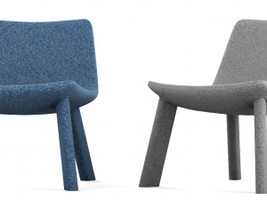 neat lounge chair by blu dot Model 3D