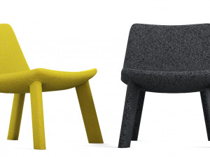 neat lounge chair by blu dot Model 3D