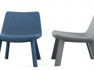 neat lounge chair by blu dot Model 3D