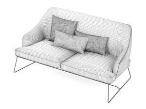 blazer sofa bonaldo italia Modelo 3D